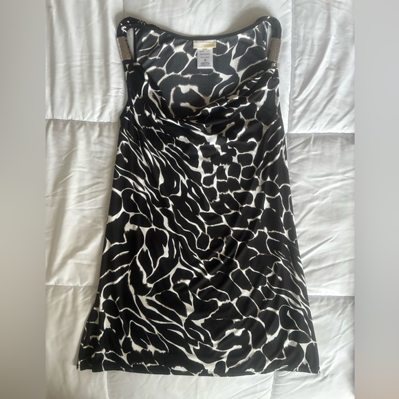 Michael Kors Other - 🦓Michael Kors🦓 Hammered Hardware Zebra Print Swim Coverup NWOT  Sm